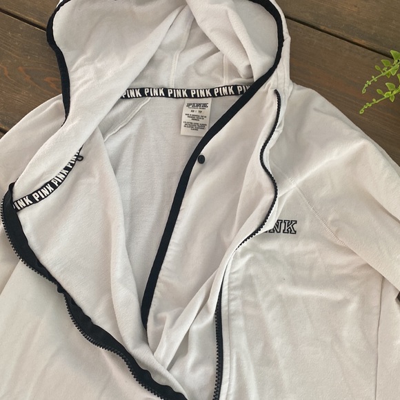 Victoria’s Secret pink zip up light hoodie - Picture 4 of 4